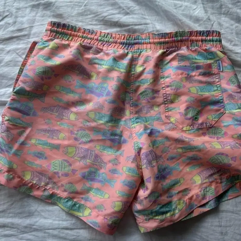 Vintage chubbies pink swim shorts
